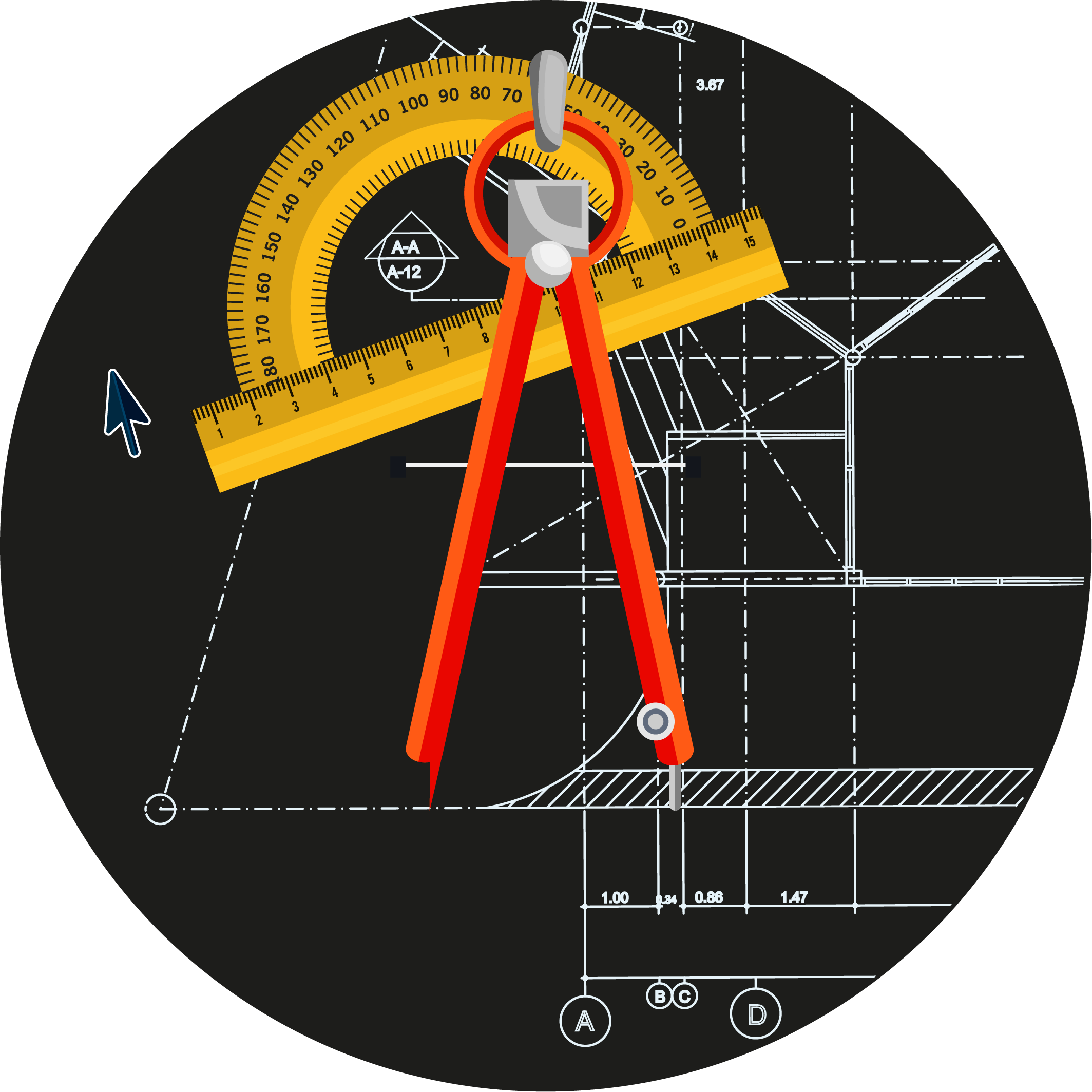 the The Autodesk AutoCAD® pre-employment tests assess candidates' ability to use Autodesk AutoCAD® in a professional environment by measuring the candidate’s expertise. The tests assess candidates' skills in the Autodesk Autodesk AutoCAD® software environment, the interface, drawing tools, creating and editing blocks, and more. icon