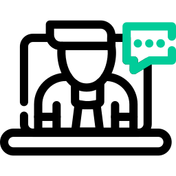 Icon representing a company