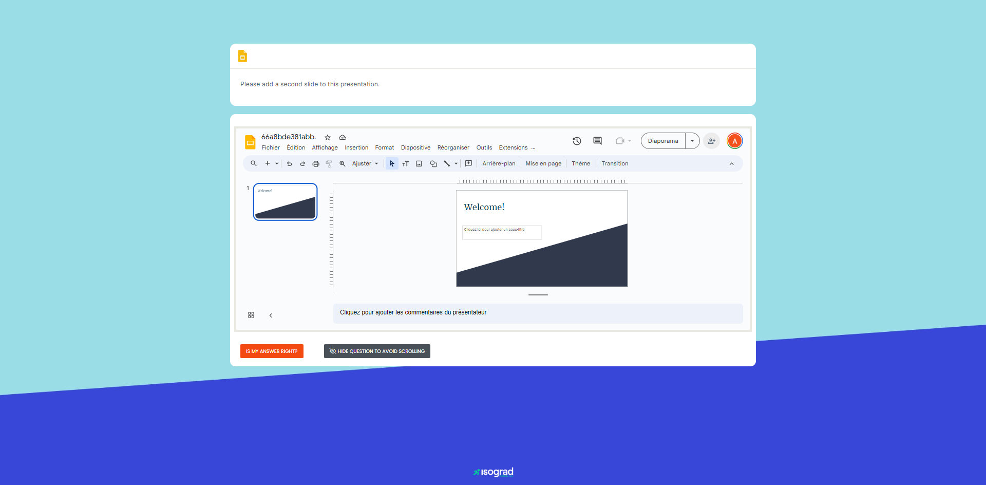 Google Slides<br />Assessment Test