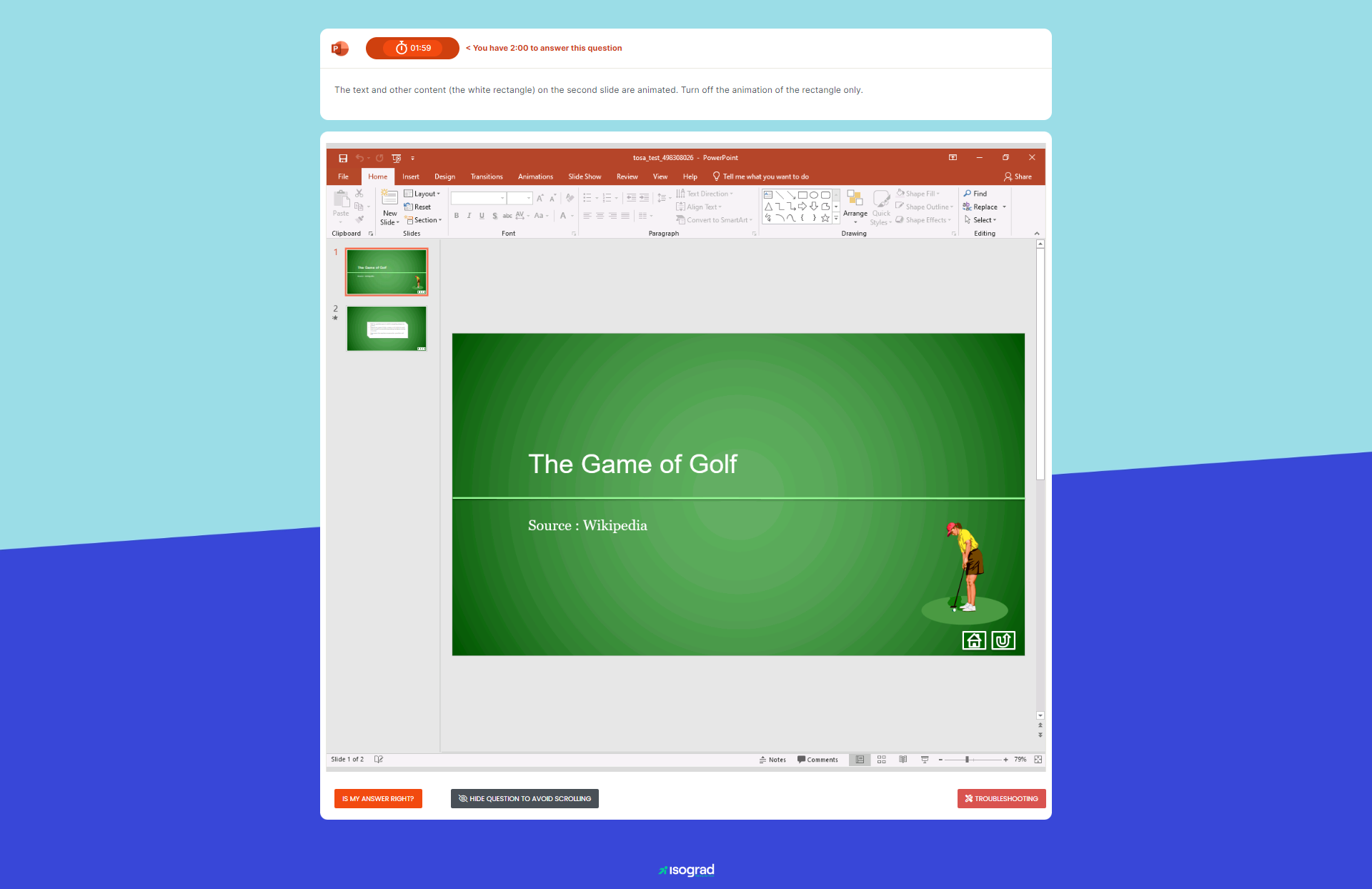 Microsoft Powerpoint<br />Assessment Test