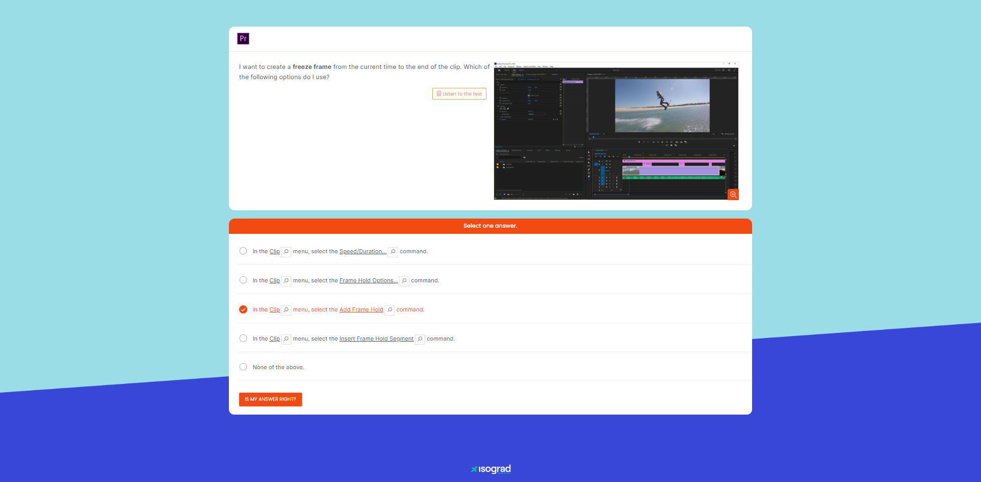 Adobe Premiere Pro<br />Assessment Test