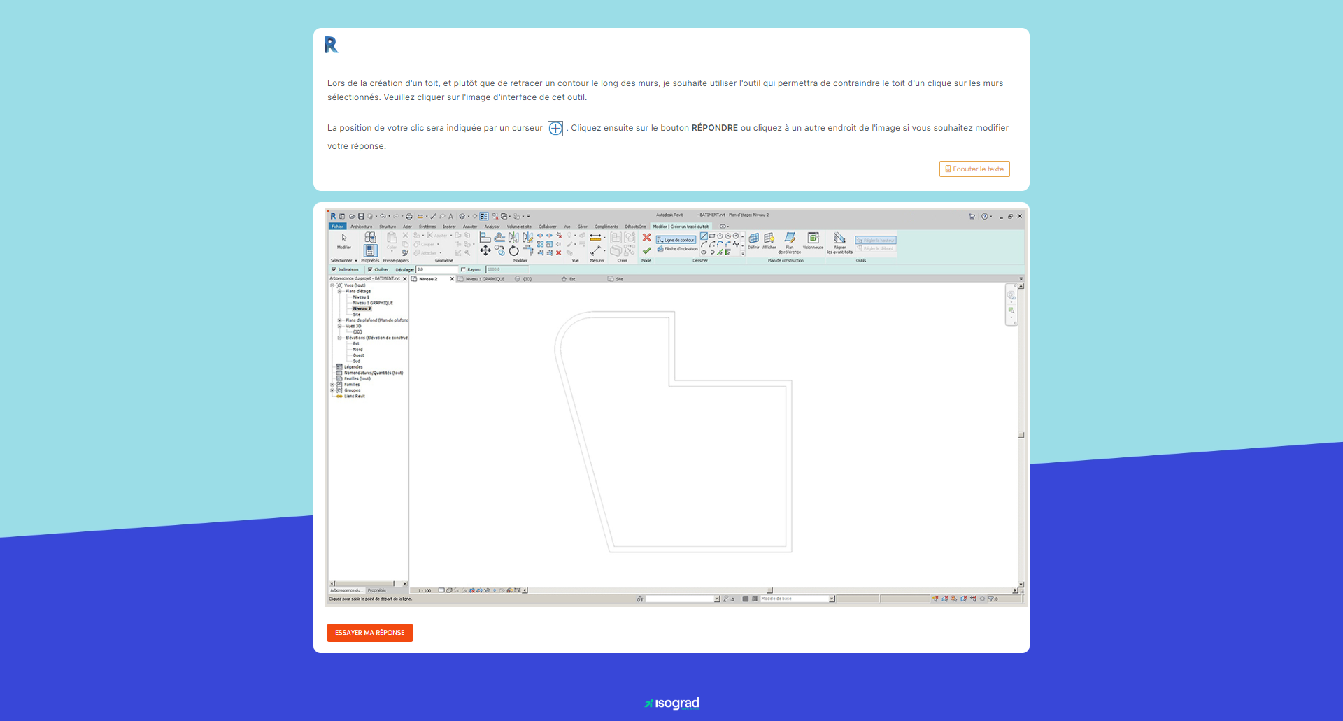 Test d'évaluation<br />Revit Architecture